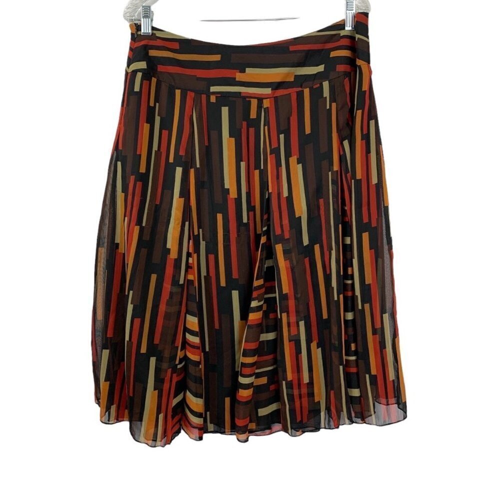 Madison Michelle Women's Textile Knee Length Skirt